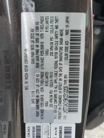 2019 MAZDA CX-9 TOURI - JM3TCACY9K0312209