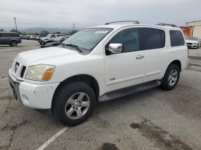 NISSAN ARMADA SE 2006 white  gas 5N1AA08A96N735114 photo #1