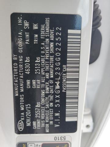 2016 KIA OPTIMA SX - 5XXGW4L23GG022522