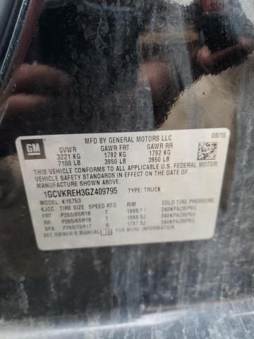 2016 CHEVROLET 1500 1GCVKREH3GZ409795