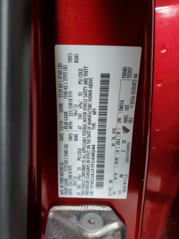 2015 FORD ESCAPE TIT - 1FMCU9JX1FUA98244