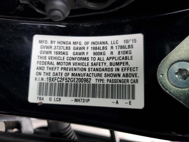 2016 HONDA CIVIC LX - 19XFC2F52GE200962