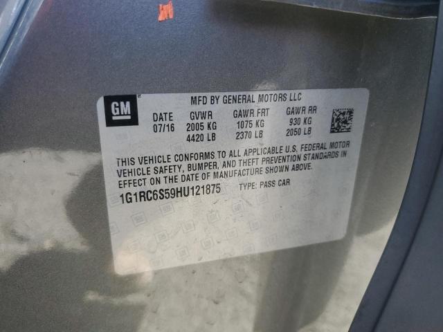 2017 CHEVROLET VOLT LT - 1G1RC6S59HU121875