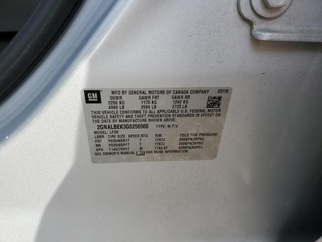 2016 CHEVROLET EQUINOX LS - 2GNALBEK3G6256966
