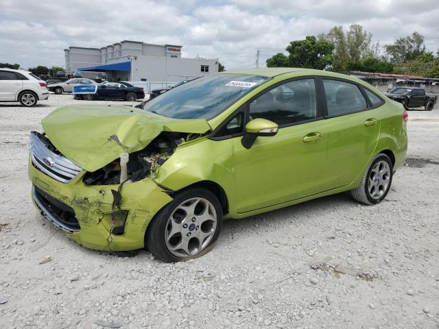 FORD FIESTA SEL 2012 green  gas 3FADP4CJ8CM155346 photo #1