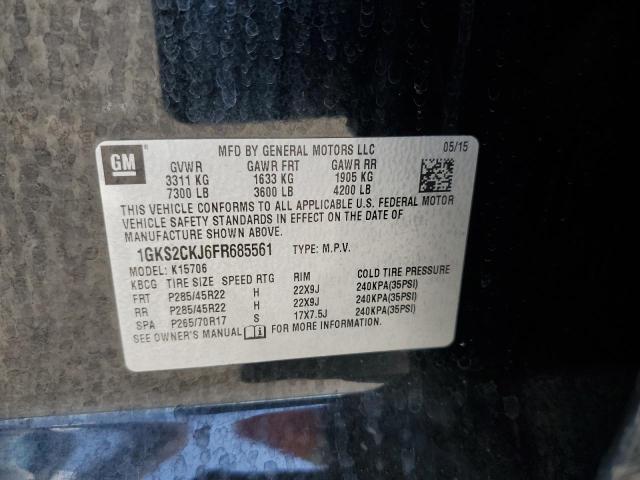 2015 GMC YUKON DENA - 1GKS2CKJ6FR685561