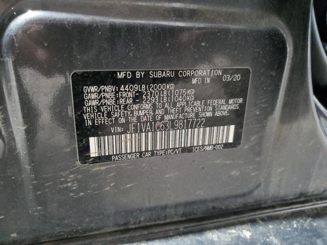 2020 SUBARU WRX PREMIU JF1VA1C63L9817722