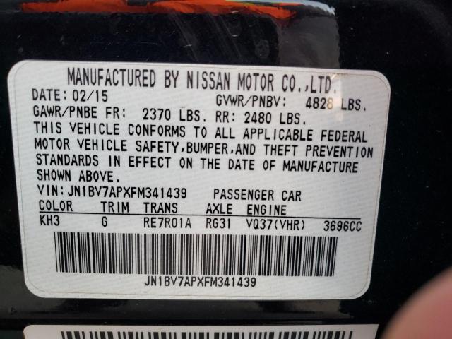 2015 INFINITI Q50 BASE - JN1BV7APXFM341439