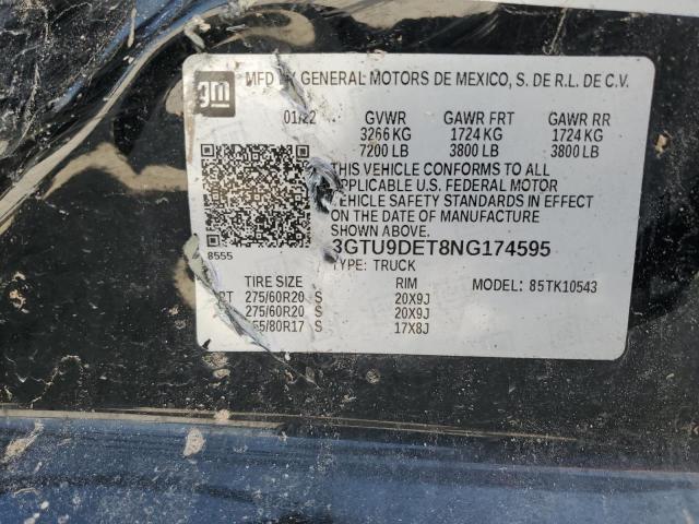 2022 GMC SIERRA LIM - 3GTU9DET8NG174595