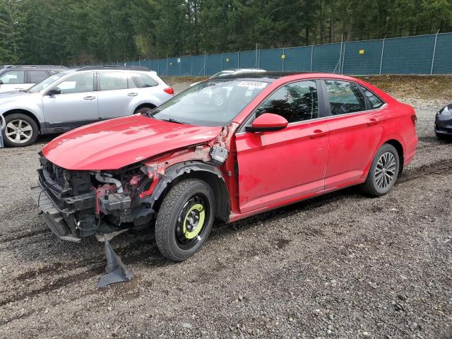 VOLKSWAGEN JETTA SEL 2019 red  gas 3VWE57BU1KM052119 photo #1