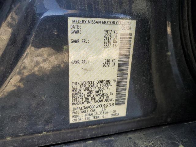 2016 NISSAN ALTIMA 2.5 - 1N4AL3AP0GC203638
