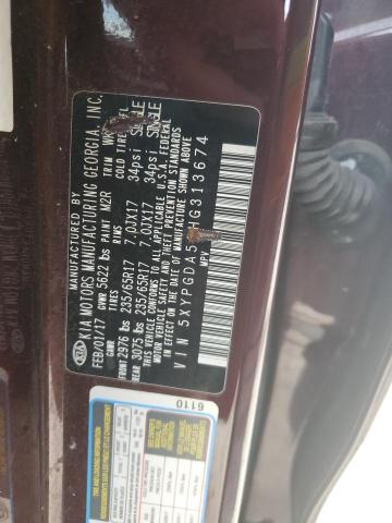 2017 KIA SORENTO LX - 5XYPGDA53HG313674