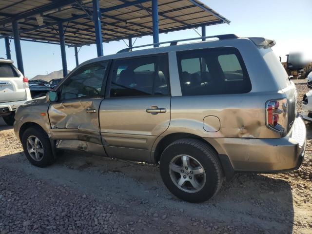 HONDA PILOT EXL 2007 tan  gas 5FNYF28677B038455 photo #3