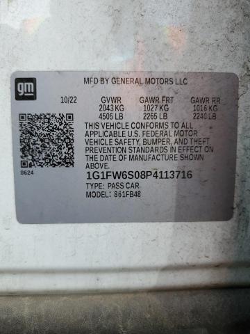 2023 CHEVROLET BOLT EV 1L 1G1FW6S08P4113716