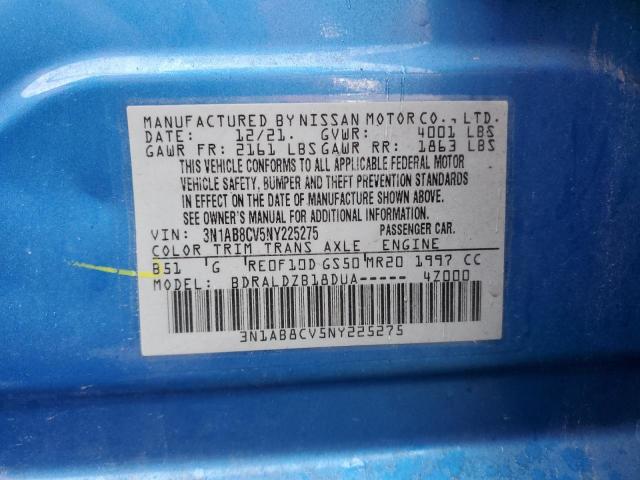 2022 NISSAN SENTRA SV - 3N1AB8CV5NY225275