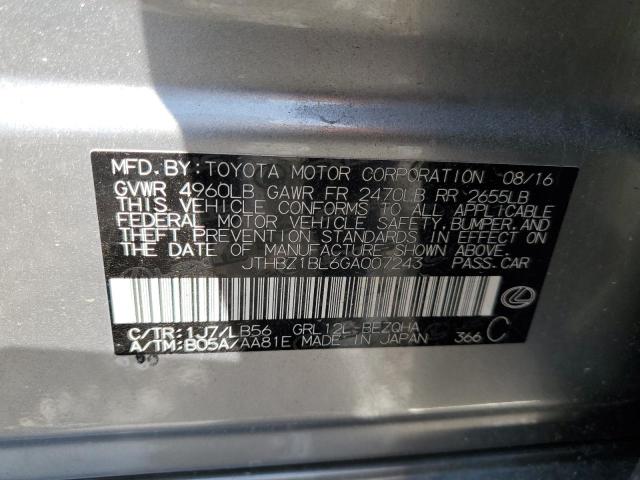 2016 LEXUS GS 350 BAS JTHBZ1BL6GA007243