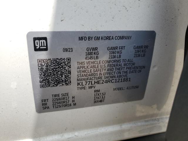 2024 CHEVROLET TRAX 1LT - KL77LHE24RC121881