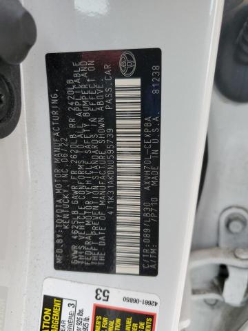 2022 TOYOTA CAMRY XSE - 4T1K31AK0NU595739