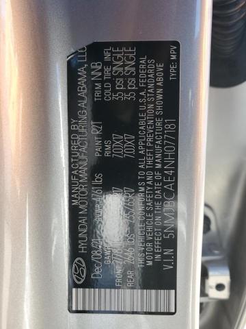 2022 HYUNDAI TUCSON SEL - 5NMJBCAE4NH077181