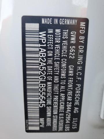 2016 PORSCHE MACAN S - WP1AB2A52GLB55645