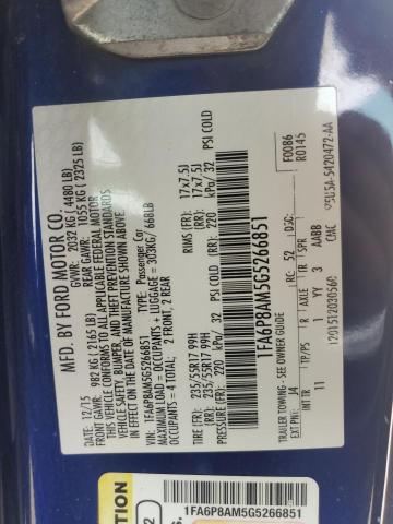 2016 FORD MUSTANG - 1FA6P8AM5G5266851