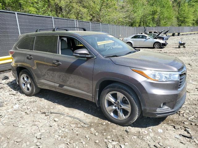 Vin: 5tddkrfh7gs338628, lot: 53435385, toyota highlander limited 20164