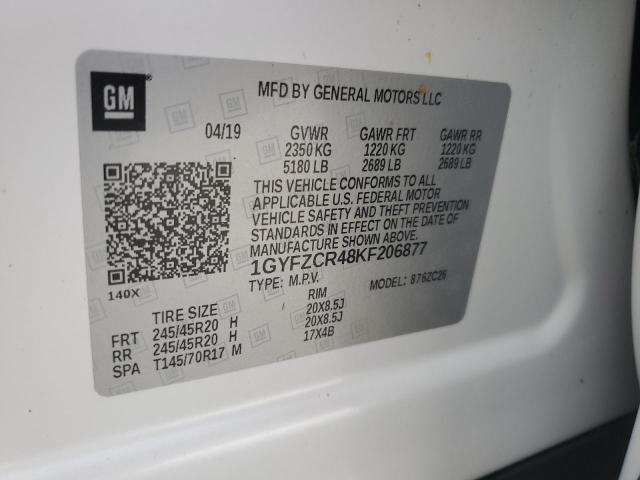 2019 CADILLAC XT4 PREMIU 1GYFZCR48KF206877
