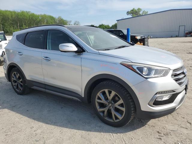 Vin: 5xyzw4la7jg503845, lot: 52864555, hyundai santa fe 20184