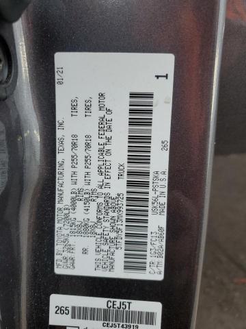 2021 TOYOTA TUNDRA CRE - 5TFDY5F13MX993725
