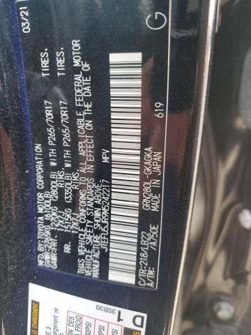2021 TOYOTA 4RUNNER SR - JTEFU5JR9M5242217