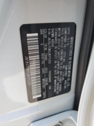 2020 NISSAN ROGUE SPOR JN1BJ1CW3LW375302
