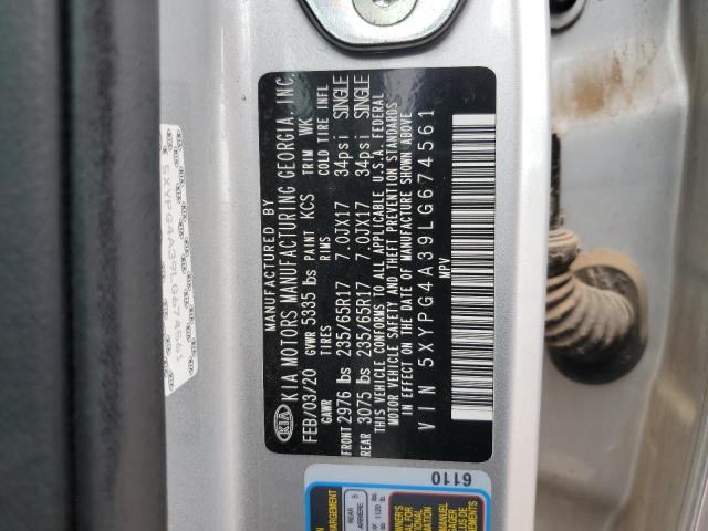 2020 KIA SORENTO L - 5XYPG4A39LG674561