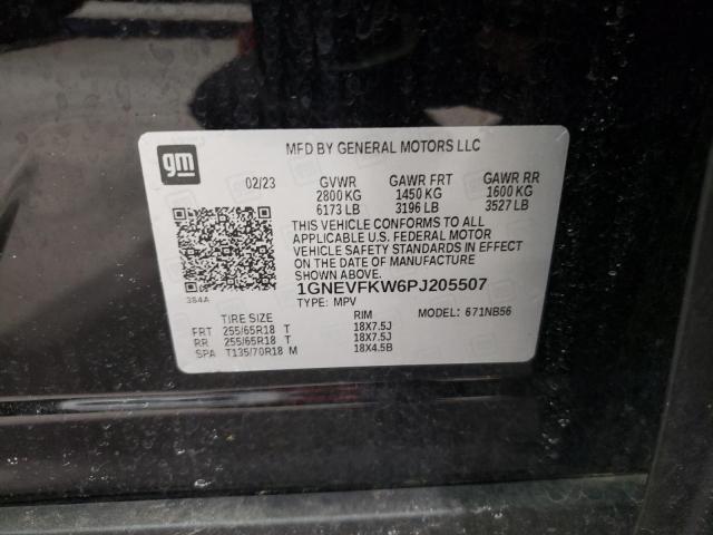 2023 CHEVROLET TRAVERSE L - 1GNEVFKW6PJ205507