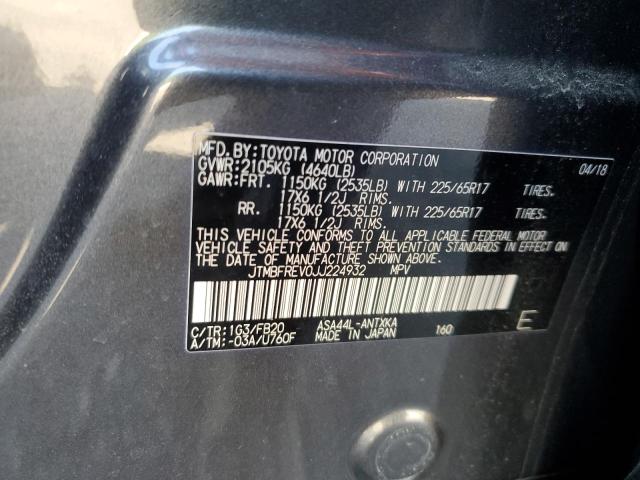 2018 TOYOTA RAV4 LE - JTMBFREV0JJ224932