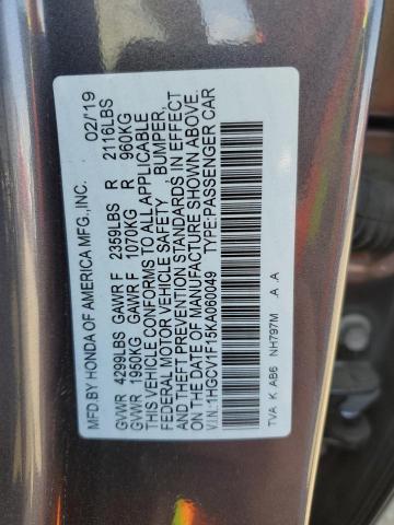 2019 HONDA ACCORD LX - 1HGCV1F15KA060049