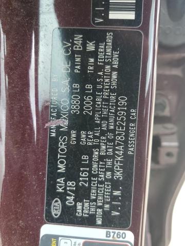 2018 KIA FORTE LX - 3KPFK4A78JE259190