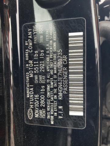 2017 HYUNDAI GENESIS - KMHGN4JE7HU201735