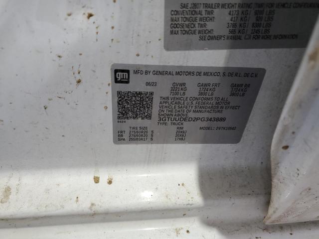 2023 GMC SIERRA K15 - 3GTUUDED2PG343889