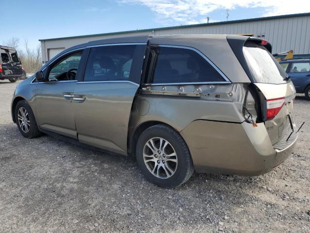 HONDA ODYSSEY EX 2011 tan  gas 5FNRL5H43BB038104 photo #3