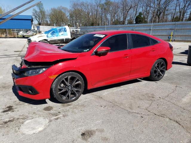 Vin: 2hgfc2f80kh605940, lot: 53298025, honda civic sport 2019 img_1