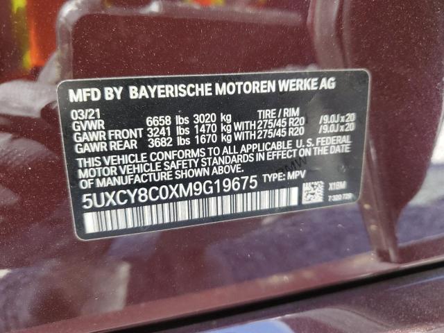 2021 BMW X6 M50I - 5UXCY8C0XM9G19675