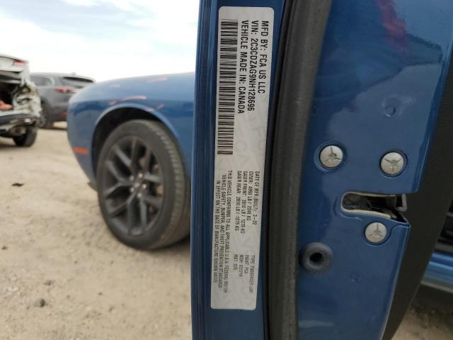 2022 DODGE CHALLENGER SXT 2C3CDZAG9NH128696