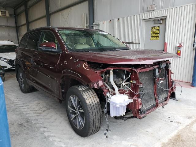 Vin: 5tdjzrfh8hs371458, lot: 53861415, toyota highlander se 20174