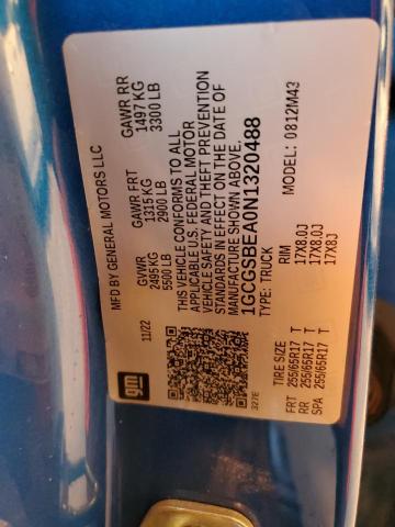 2022 CHEVROLET COLORADO - 1GCGSBEA0N1320488