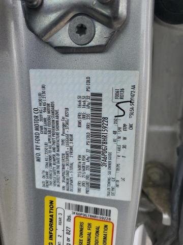 2017 FORD FUSION S - 3FA6P0G78HR159228