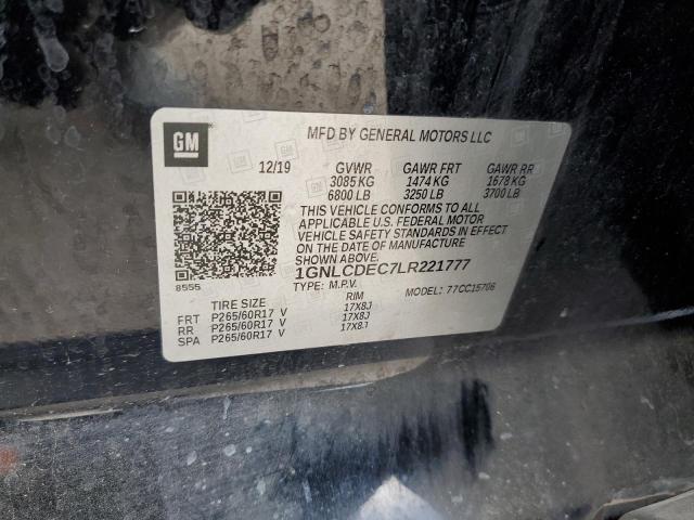 2020 CHEVROLET TAHOE POLI - 1GNLCDEC7LR221777