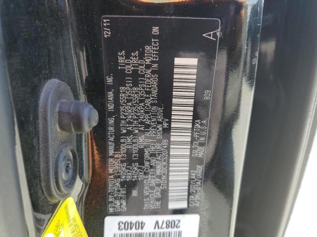 2012 TOYOTA SIENNA XLE - 5TDYK3DC9CS207488