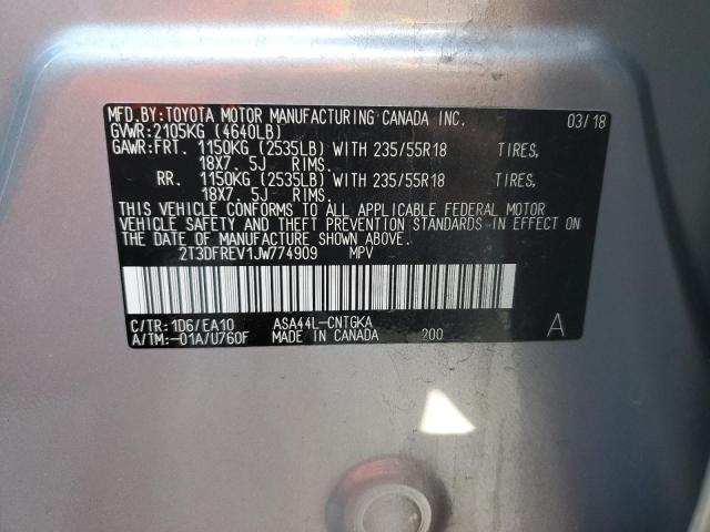 2018 TOYOTA RAV4 LIMIT - 2T3DFREV1JW774909