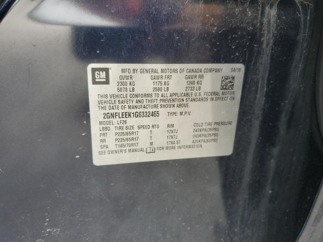 2016 CHEVROLET EQUINOX LS - 2GNFLEEK1G6332465