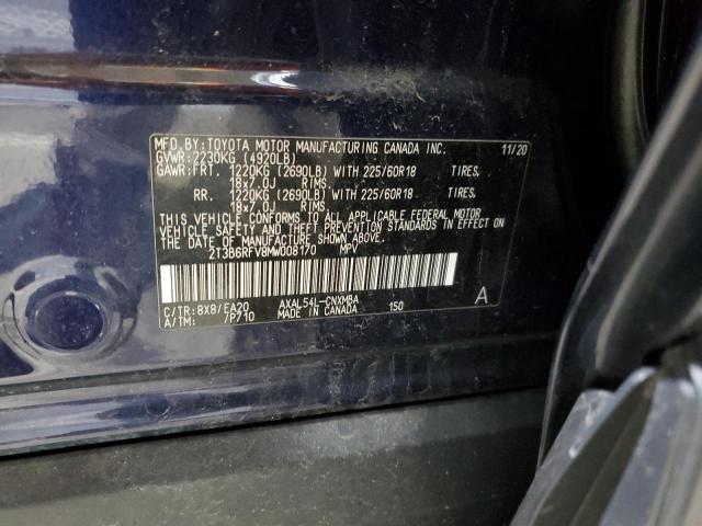 2021 TOYOTA RAV4 XLE P - 2T3B6RFV8MW008170